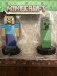 MINECRAFT Steve & Creeper Stampers Action Figures NIB SEALED (2-Pack) - NEW