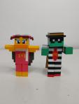 Minecraft McDonald’s Lot Of 5 Happy Meal Figures And Character Cards