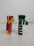 Minecraft McDonald’s Lot Of 5 Happy Meal Figures And Character Cards