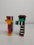 Minecraft McDonald’s Lot Of 5 Happy Meal Figures And Character Cards