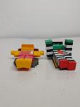 Minecraft McDonald’s Lot Of 5 Happy Meal Figures And Character Cards