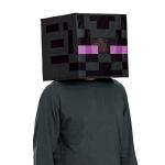 Disguise Minecraft Enderman Block Head, Official Minecraft Costume Accessory for Kids, Single Size Costume Mask (14+)