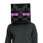 Disguise Minecraft Enderman Block Head, Official Minecraft Costume Accessory for Kids, Single Size Costume Mask (14+)