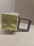 Minecraft Backpack Buddies Hangers Keyring Gold Creeper Rare Open
