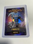 MINECRAFT *VERY RARE* ^POPULAR^ *HERO FOIL CARD* (#109 Hero: Frosty) LOW SUPPLY*