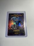 MINECRAFT *VERY RARE* ^POPULAR^ *HERO FOIL CARD* (#109 Hero: Frosty) LOW SUPPLY*
