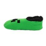 Bioworld Minecraft Creeper Face Women's Green Slipper Socks-Large-X-Large