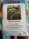 Minecraft Twin/Full  Reversible Comforter 72" X 86" New