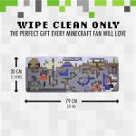 Minecraft World Desk Keyboard and Mouse Mat