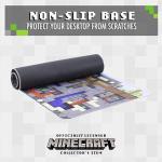 Minecraft World Desk Keyboard and Mouse Mat