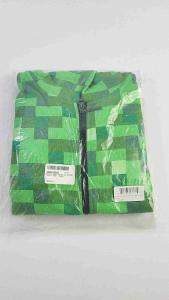 Minecraft Creeper Zip Up Hoodie - Youth Medium - NIB - Boys 8-20