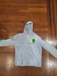 Minecraft Hoodie Xl Gray Long Sleeve