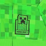Minecraft Boys' I Am Creeper Allover Pixel Design Full-Zip Hoodie