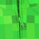 Minecraft Boys' I Am Creeper Allover Pixel Design Full-Zip Hoodie