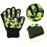 Evridwear Boys Girls Magic Stretch Gripper Gloves 3 Pair Pack Assortment, Kids One Size Winter Warm Gloves Children (8-14Years, 3 Pairs Camo)