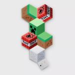 Minecraft MOB and Blocks LED RGB Panel Set of 6 Novelty Wall
