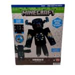 Minecraft Warden Inflatable Costume Child Blow Up 4 AA Battery Fan Black New