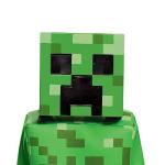 Disguise Creeper Deluxe Minecraft Costume, Green, Small (4-6)