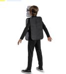 Minecraft Skeleton Boys Costume Small 6/7 Movie Pop Out Torso Zombie Black New