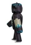 Minecraft Warden Inflatable Costume Child Blow Up 4 AA Battery Fan Black New