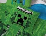 Jay Franco Kids Comforter Set Includes Sheets and Pillow Covers - Soft and Cozy Bed Set for Stylish Room Decor, Green - Minecraft Creeper, 7 Piece Full Size Bedding
