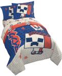 7 Piece Minecraft Creeper Full Size Comforter Set
