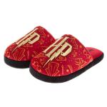 Josmo Harry Potter House Sandals Closed Toe Lightweight Warm Soft - Magic Wizard Hogwarts Slippers for Girls and Boys- Red (size 4-5 Big Kid)