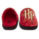 Josmo Harry Potter House Sandals Closed Toe Lightweight Warm Soft - Magic Wizard Hogwarts Slippers for Girls and Boys- Red (size 4-5 Big Kid)