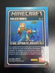 2024 Panini Minecraft Milestones AQUATIC #5 Ultra Rare SSP Case Hit