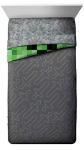Jay Franco Minecraft Creeper 5 Piece Full Bed Set - Includes Reversible Comforter & Sheet Set - Super Soft Fade Resistant Microfiber - (Official Minecraft Product)