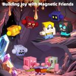 GobiDex 8PCS Magnetic Action Figures- Creatures of Block World Toys Pack, Compatible with Magnet Building Blocks & Tiles, STEM Learning Pretend Play Toys for Ages 3+