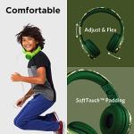 LilGadgets Connect+ Pro Wired Kids Headphones for School with Mic, Volume Limit & Noise Reduction Over-Ear Headset with Cord, SharePort Technology & SoftTouch Padding, Digital Camo