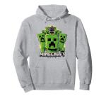 A Minecraft Movie Group Of Creepers Surrounding The Heroes Pullover Hoodie