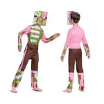 Minecraft Costume Zombie Pigman Outfit for Kids, Halloween Minecraft Costumes, Classic Size Medium (7-8) Multicolored