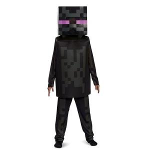 Disguise Minecraft Child Enderman Deluxe Costume, Official Minecraft Kids Costume Outfit, Children's Size 10/12