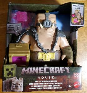 Minecraft Battle Mode Great Hog Large Action Figure, Lights & Sounds,...
