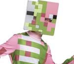 Minecraft Costume Zombie Pigman Outfit for Kids, Halloween Minecraft Costumes, Classic Size Medium (7-8) Multicolored