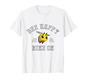 Minecraft Bee Happy Mine On Build Create Explore T-Shirt