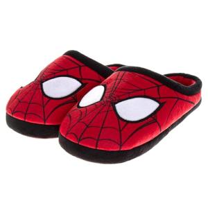 Josmo Marvel Spiderman Slippers for Boys - Kids Indoor House Shoes Cozy Plush Slippers - The Amazing Spidey Red (Sizes: 13-1 Little Kid)