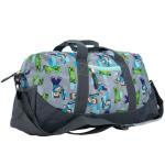 Minecraft Duffle Bag, 16 inch Travel Sleepover Weekender Bag for Girls & Boys, Green/Gray