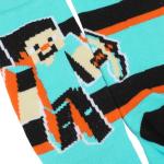 Bioworld Minecraft Characters & Icons Adult 3-Pair Casual Crew Socks