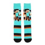 Bioworld Minecraft Characters & Icons Adult 3-Pair Casual Crew Socks