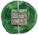 Jay Franco Minecraft Creeper Twin Bed Set, Drapes and Pop Up Hamper Bundle