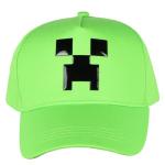Minecraft Creeper Snapback Hat Youth Adjustable Baseball Cap OSFM Green