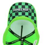 Minecraft Creeper Snapback Hat Youth Adjustable Baseball Cap OSFM Green