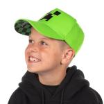 Minecraft Creeper Snapback Hat Youth Adjustable Baseball Cap OSFM Green