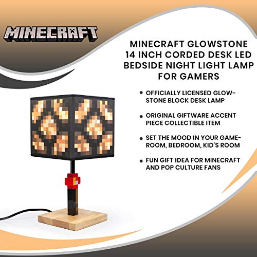 Minecraft Glowstone LED Desk Lamp for Gamers
