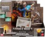 Mattel Minecraft Action Figure Set, Explosive Minecart Escape with 4-inch Steve & Mining Accessories, Toy Collectible Inspired by The Movie