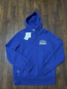 NWT Lacoste Minecraft Hoodie Logo Unisex Pullover Drawstring Blue Size Large