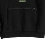 Minecraft Creeper Boys' Pullover Hoodie with Kangaroo and Zip Pocket (S)